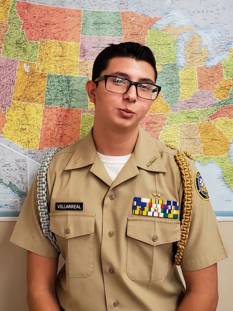 Calexico High School Navy JROTC Cadet of the Week: Raul Villarreal